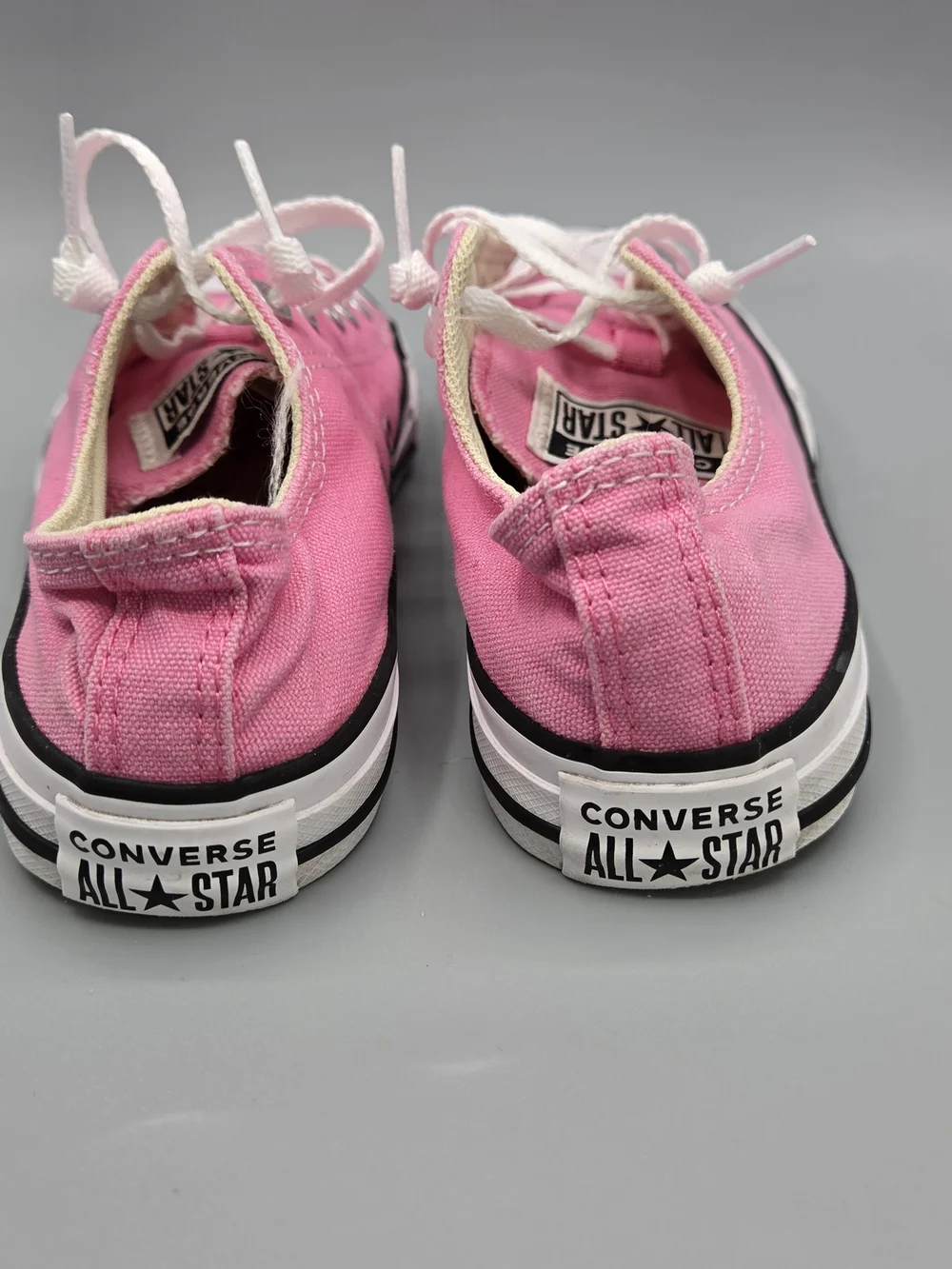 Converse Kids' Low Top Canvas Sneakers - Pink - Size 3